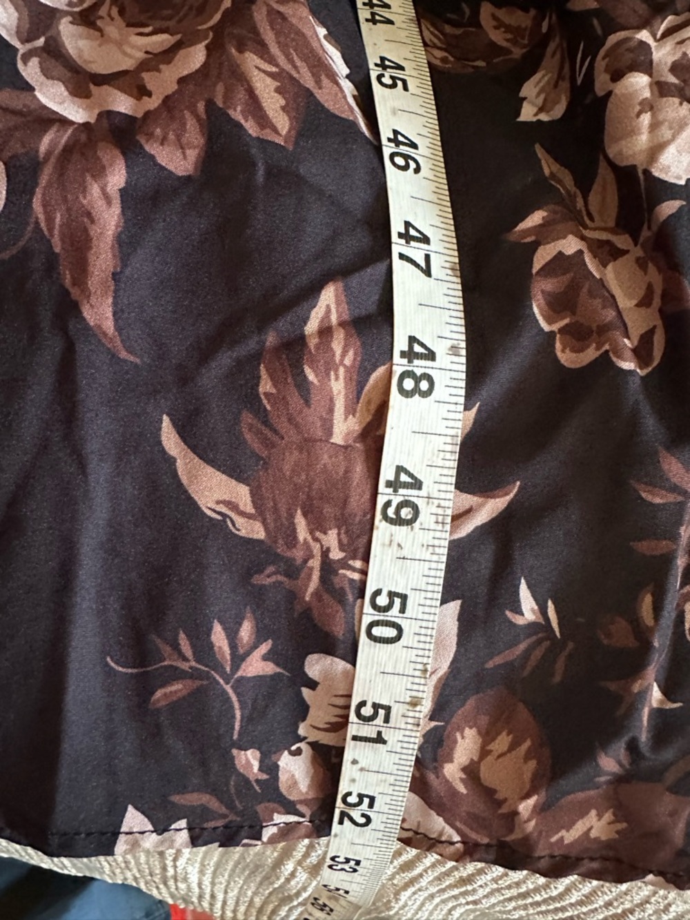 Floral Ruffle Hem Dress - Picture 11 of 11